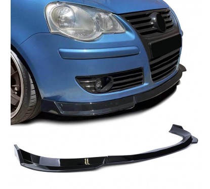 Spoiler avant Volkswagen Polo 9N3 Noir Brillant (05-09)