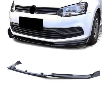 Spoiler avant Volkswagen Polo 5 6C Noir Brillant (14-17)