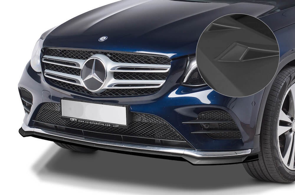 Spoiler Rajout Lame Noir Pour Mercedes Classe GLC 2016-2019 - Pack AMG - Neuf