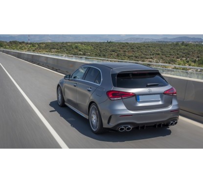 Diffuseur Noir brillant Mercedes Classe A W177 (18+) Look AMG