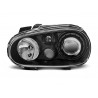 2x Phares adaptables sur Vw Golf IV Look xenon Black