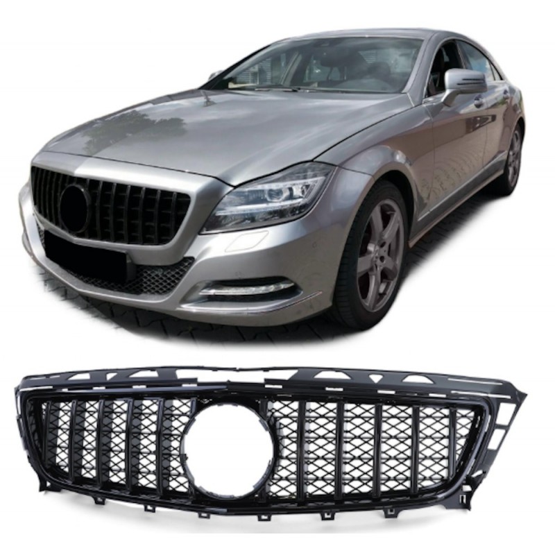 Calandre Panamericana noir brillant Mercedes CLS C218 (11-14) avec grille