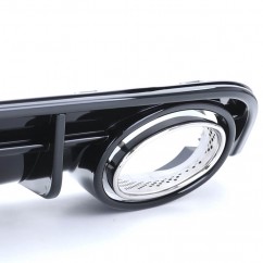 Diffuseur arrière + embouts d'échappements Audi A6 C7 RS6 Design (14-18)