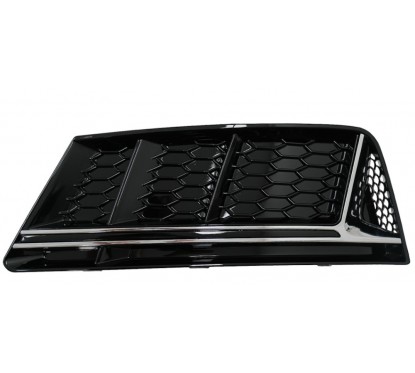 2x Grilles de pare choc avant Audi A4 B9 (16-18) Look RS4