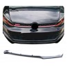 Rajout de pare-choc avant Noir brillant Vw Golf VII 7 13-20