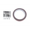 Rajout de pare-choc avant Noir brillant Vw Golf VII 7 13-20