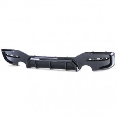 Rajout Pare Choc arrière noir laqué BMW Série 1 Facelift F20 F21 (15-19)