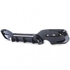 Rajout Pare Choc arrière noir laqué BMW Série 1 Facelift F20 F21 (15-19)