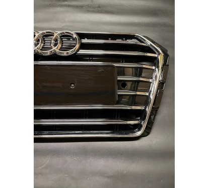 Calandre Audi A4 B9 Chrome / Noir Look S4 (15-19)