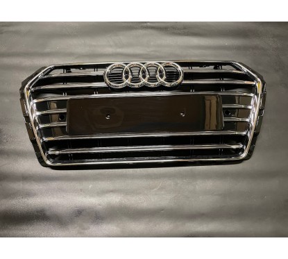 Calandre Audi A4 B9 Chrome / Noir Look S4 (15-19)
