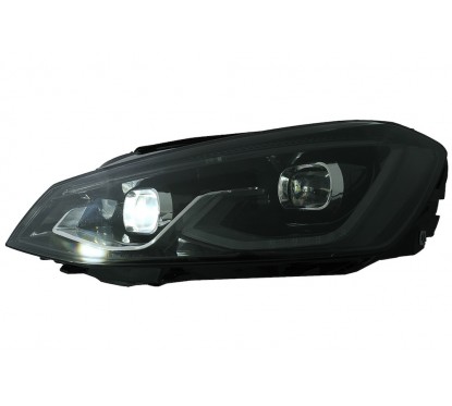 2x Phares LED adaptables sur Golf VII 7 look Golf 8 LED (12-17)