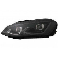 2x Phares LED adaptables sur Golf VII 7 look Golf 8 LED (12-17)
