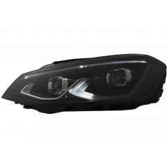 2x Phares LED adaptables sur Golf VII 7 look Golf 8 LED (12-17)