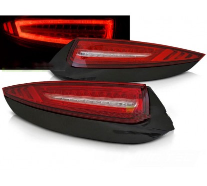 2x Feux arrieres LED clignotants dynamiques Porsche Carrera 911 997 Rouge 09-12