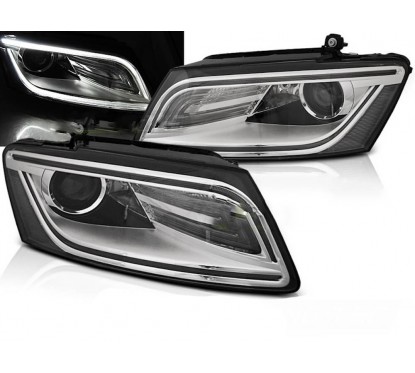 2x Phares à LED pour Audi Q5 (12-17) pour modèles avec phares halogènes